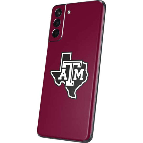 Texas A&M University Black Logo Galaxy S21 Plus 5G Skin